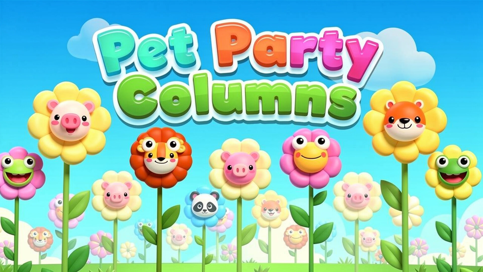 Pet Party Columns - Puzzle Blocos jogo