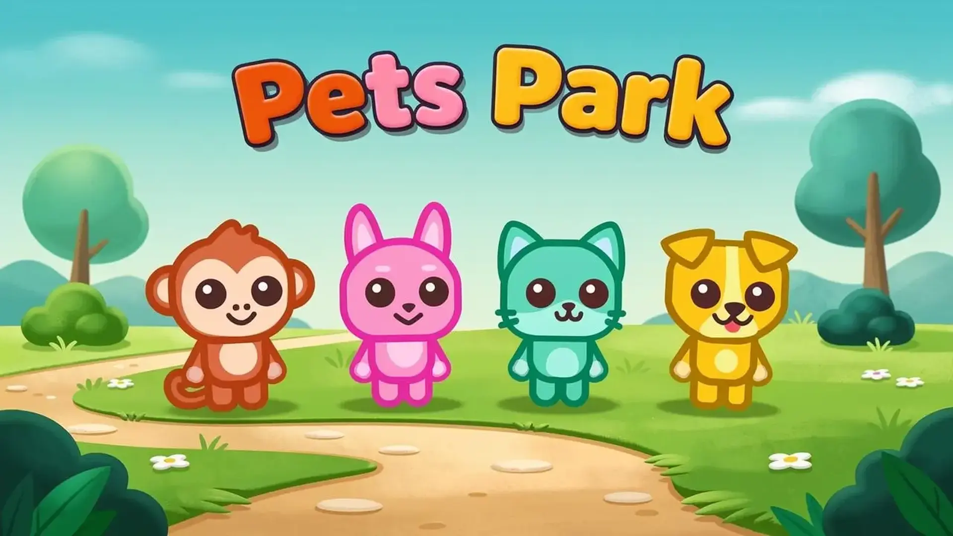 Pets Park - Puzzles física cooperativos juego