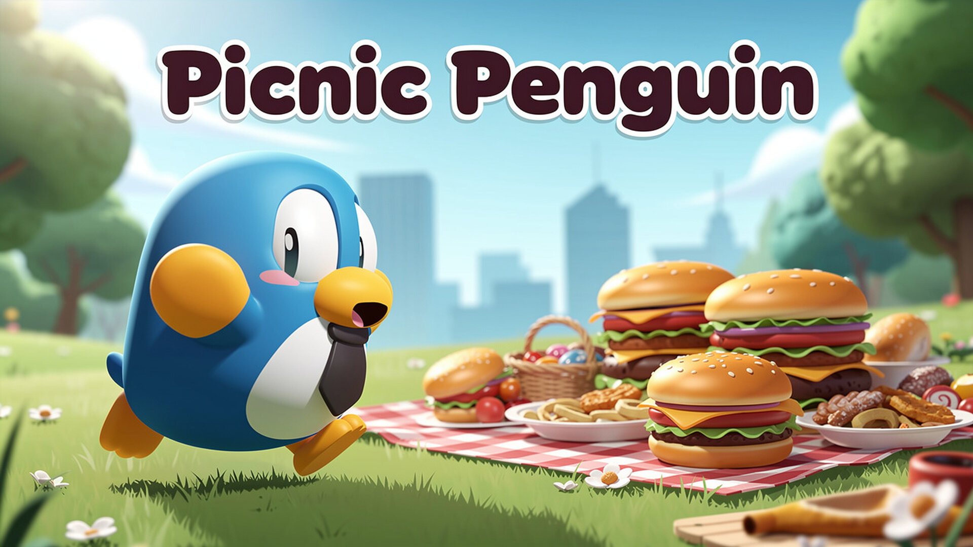 Picnic Penguin - Puzzles Sokoban em Pixel jogo