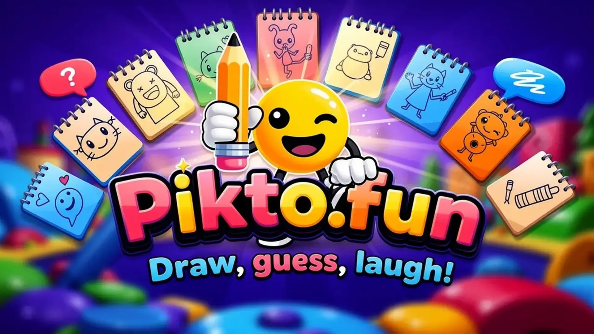 Pikto.fun - 多人在线画图猜词竞技，与全球玩家实时比拼创意与速度，免费即玩！ 游戏