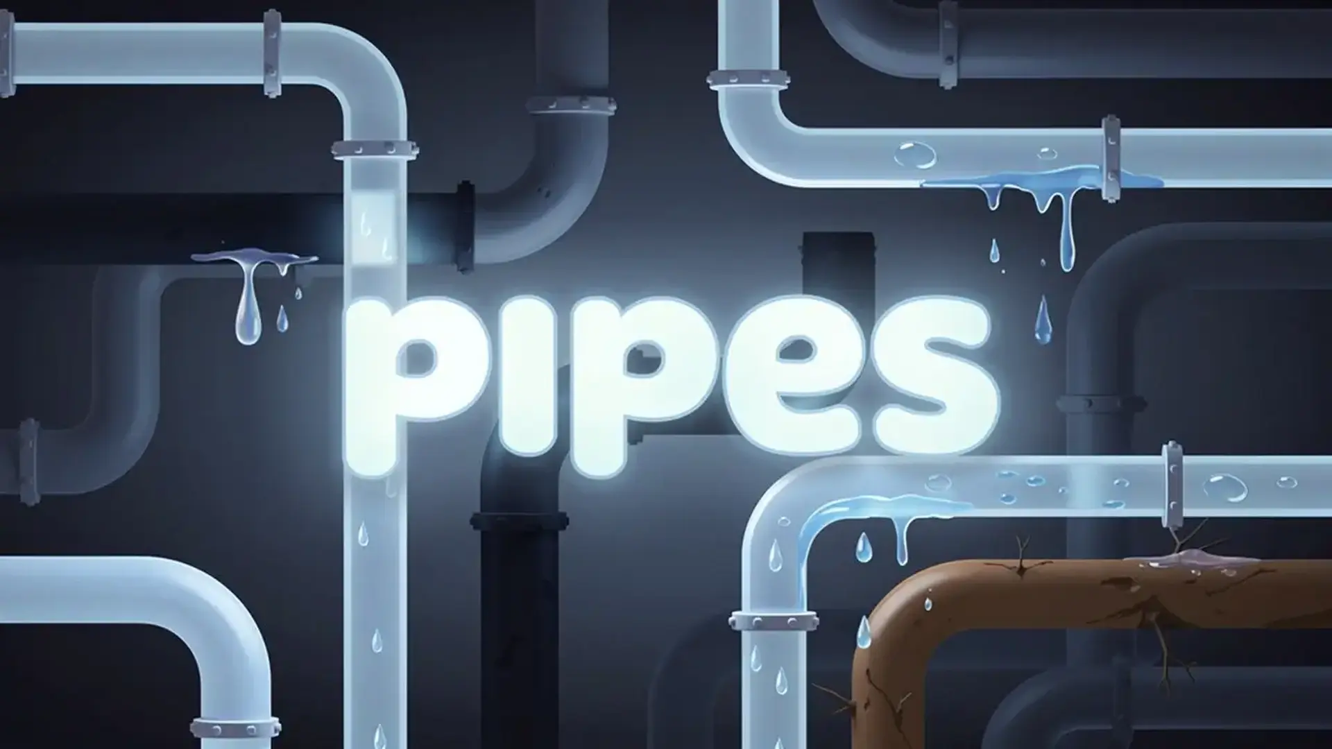 Pipes - 经典接水管益智闯关：通过旋转水管构建完美水流，在充满挑战的网格谜题中锻炼极限逻辑思维。 游戏