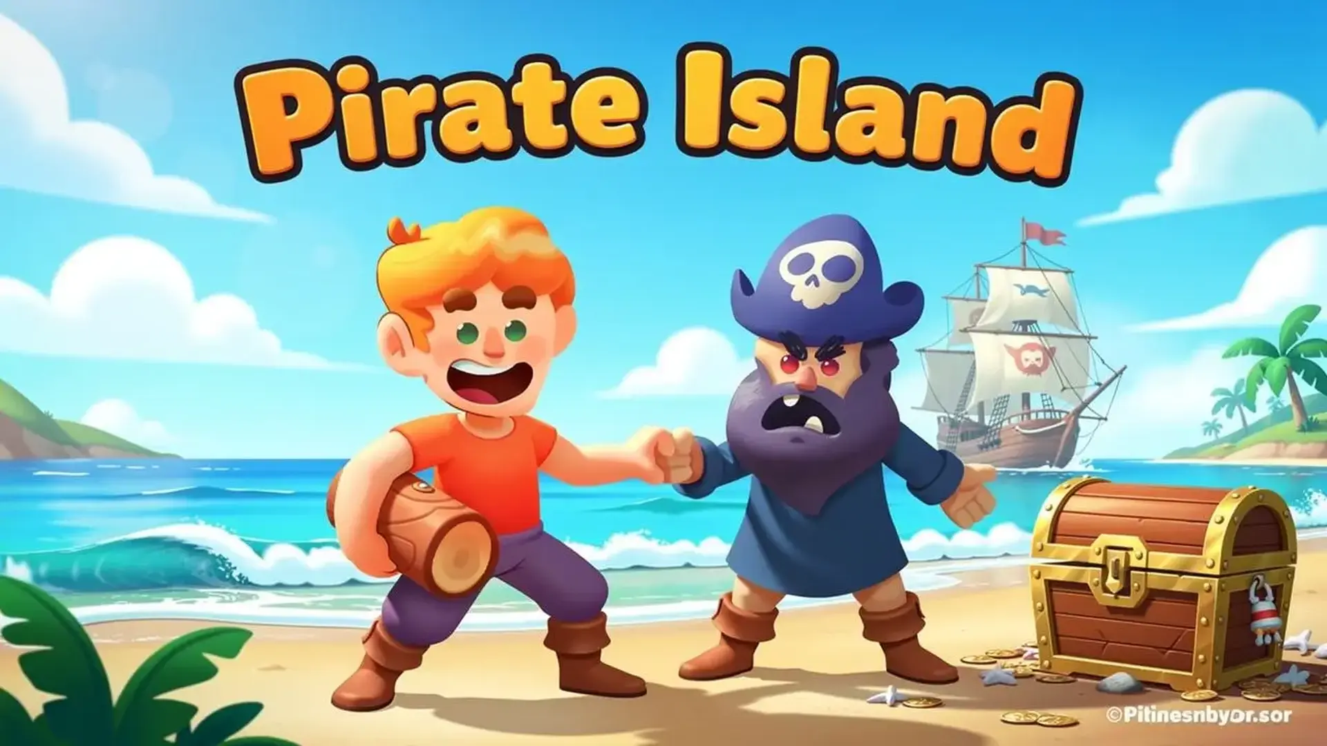 Pirate Island - Aventura comprensión lectora juego
