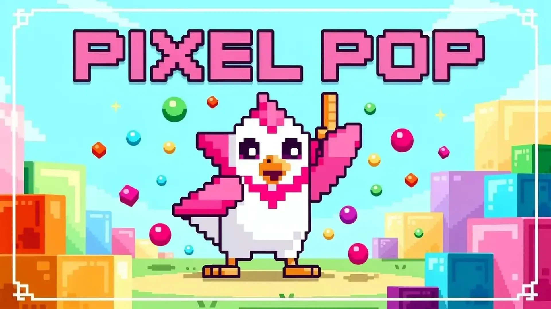 Pixel Pop - Puzle física retro juego