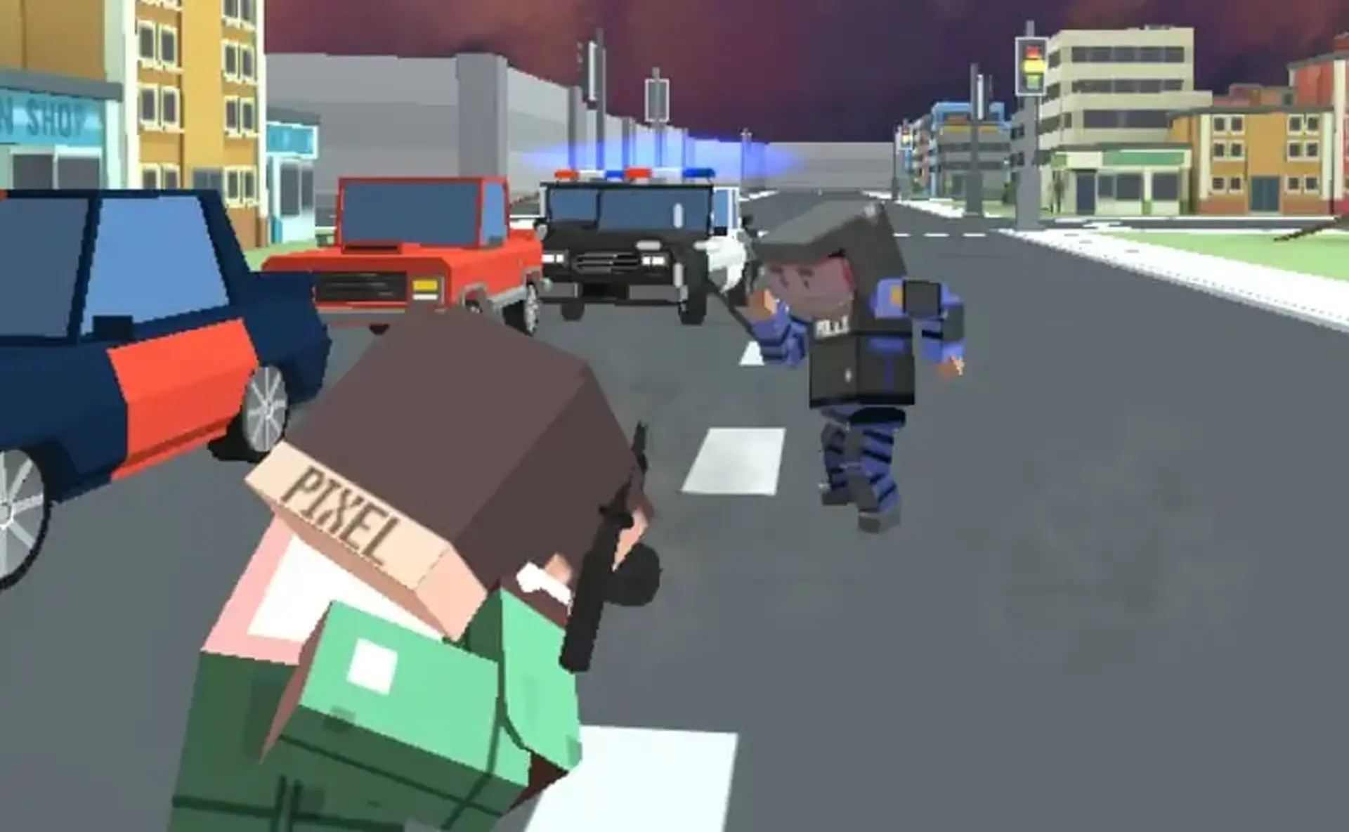 Pixel Stories 2: Night of Payoff - urban crime sandbox game