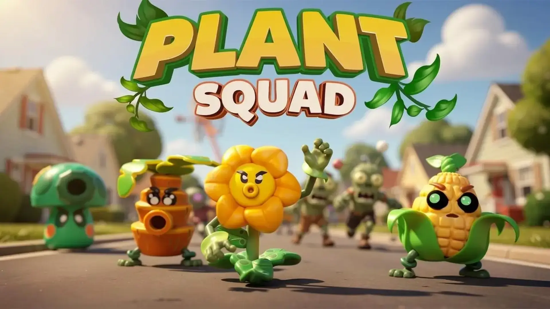 Plant Squad - 策略塔防合并游戏：组建你的植物精锐部队，运用升级策略在僵尸潮中生存。 游戏