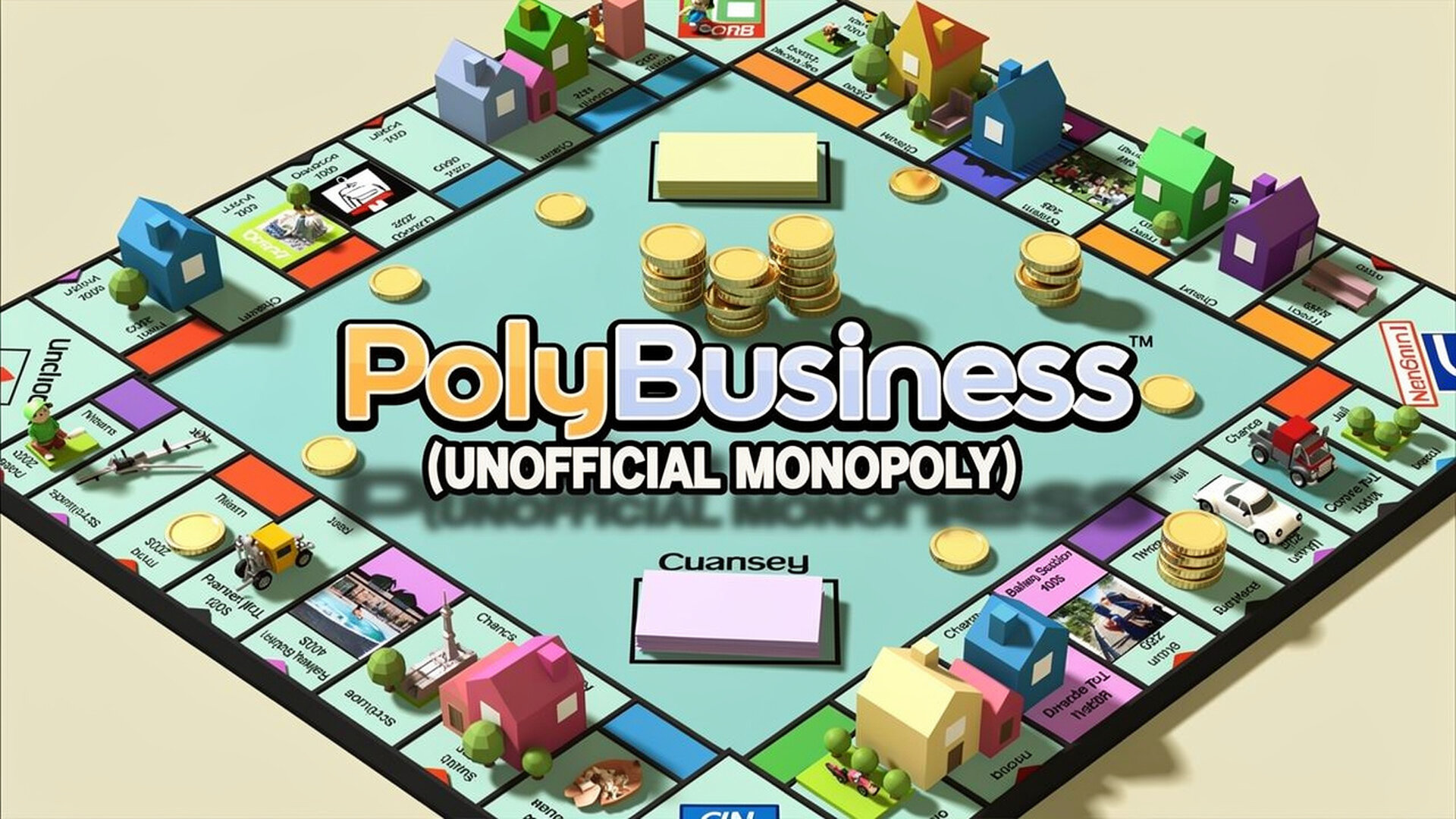 PolyBusiness (Unofficial Monopoly) - Estrategia inmobiliaria juego