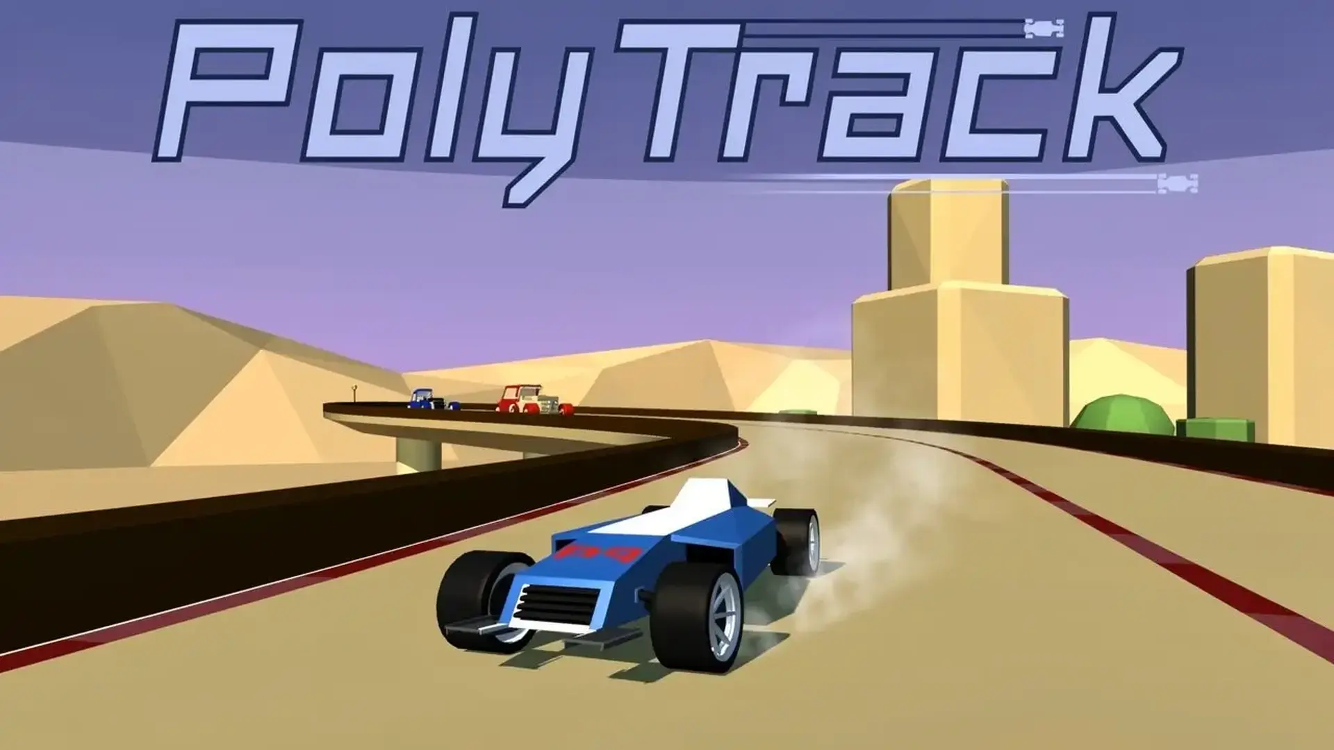 PolyTrack - Corrida Arcade jogo