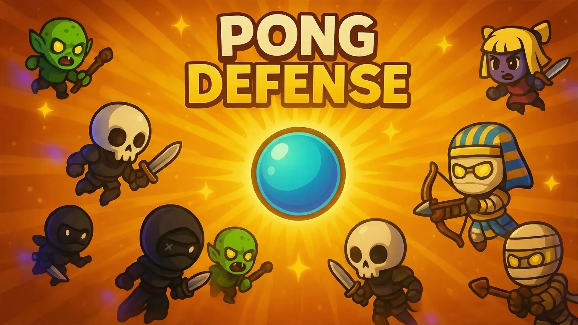 Pong Defense - automated tower defense game
