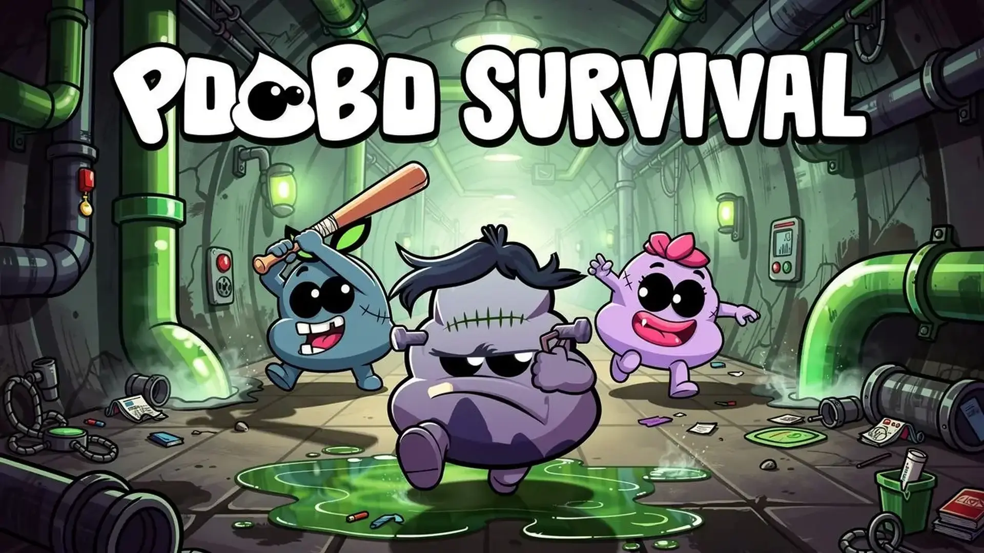 POOBO Survival - لعبة تحدي البقاء الروغلايت