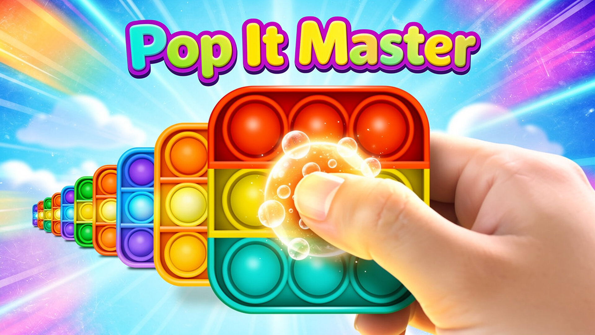 Pop It Master - 极致模拟解压游戏：收集数百款独家捏捏乐，解锁神秘模式，体验极致ASMR带来的指尖深度放松。 游戏