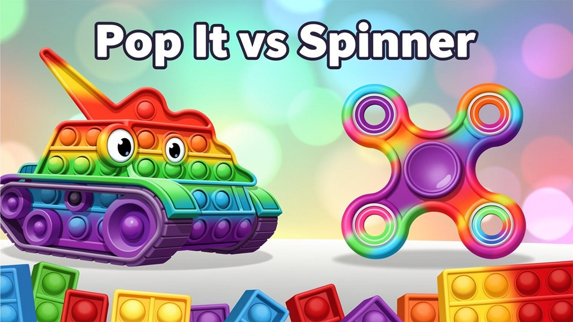 Pop It vs Spinner - Puzzle Matching juego