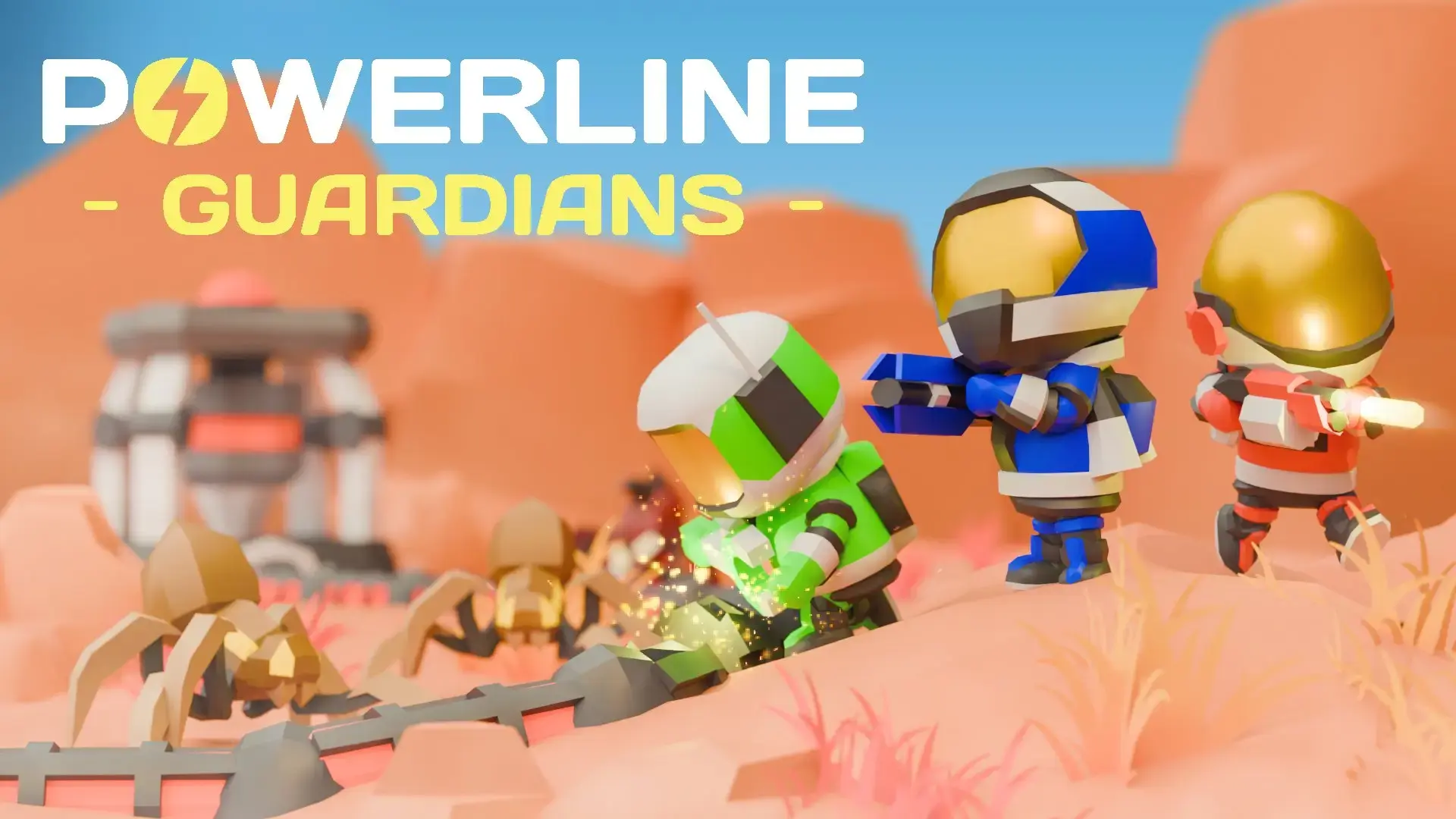 Powerline Guardians - Acción y estrategia co-op juego