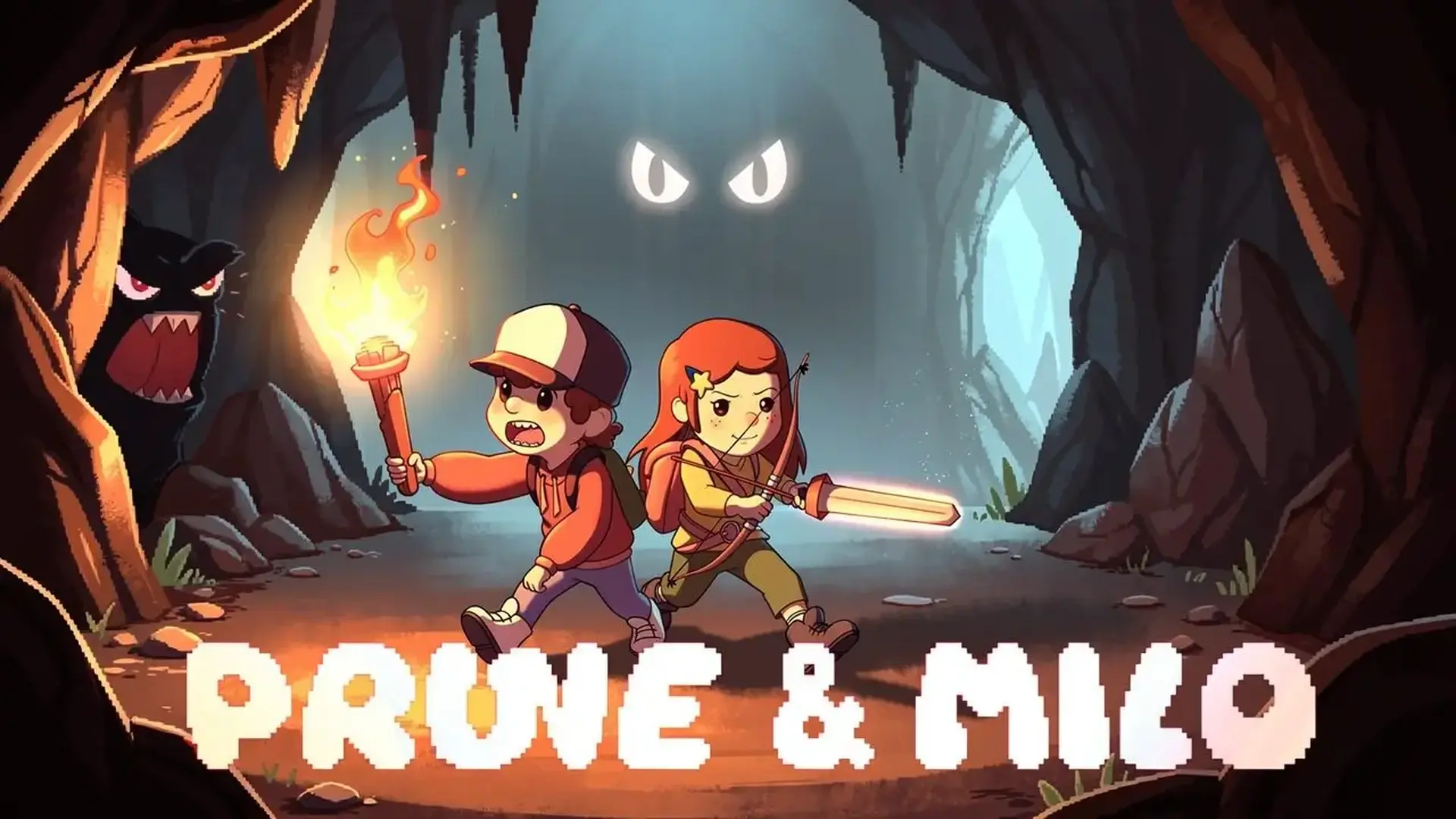 Prune & Milo - 像素风策略解谜：巧妙切换普鲁恩与米洛，挑战烧脑地牢机关，免费在线独立冒险等你加入！ 游戏