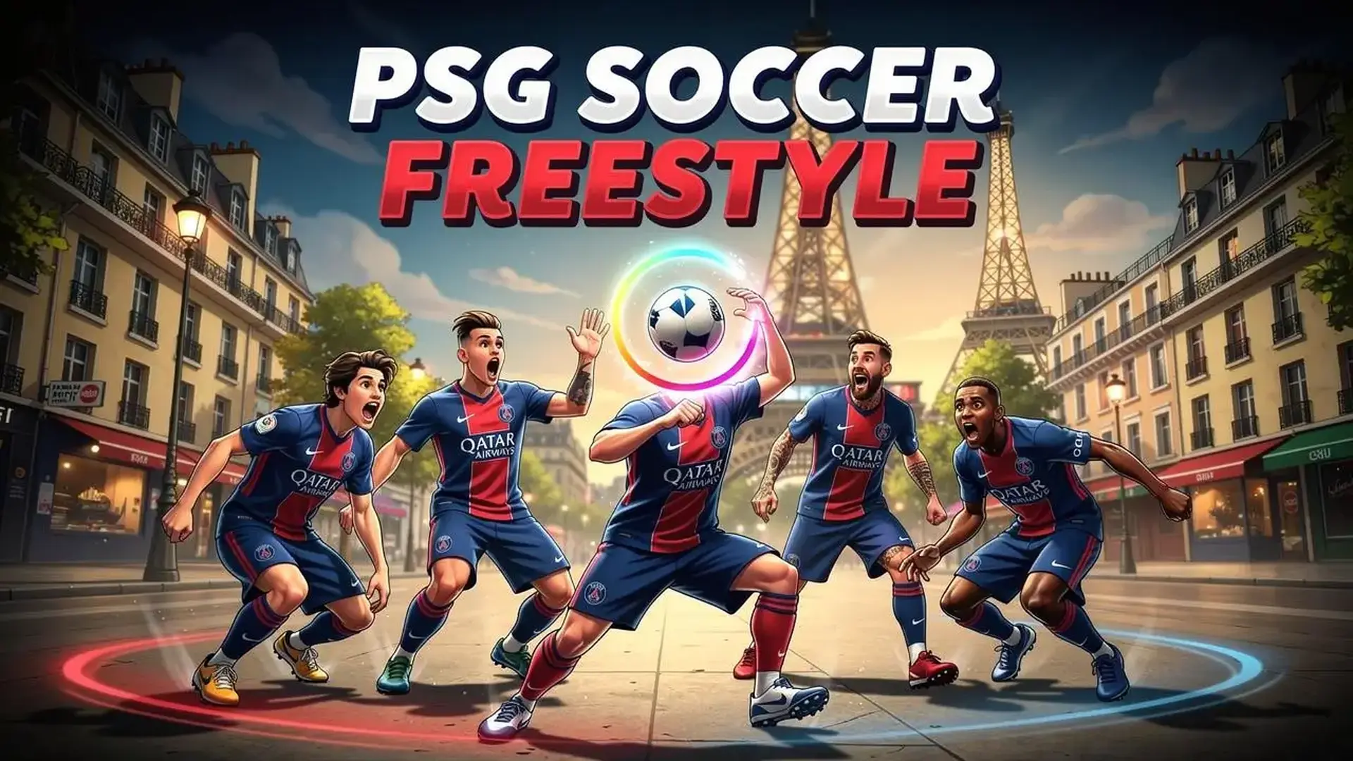 PSG Soccer Freestyle - Fútbol Freestyle Domina balón juego
