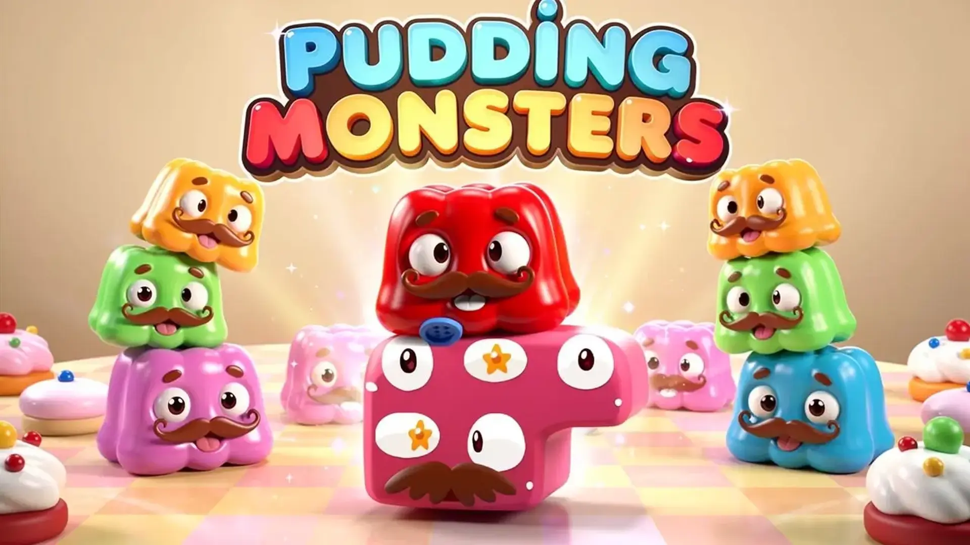 Pudding Monsters - Rompecabezas lógica pegajosos juego