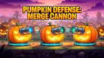 Pumpkin Defense: Merge Cannon - Jugar en línea