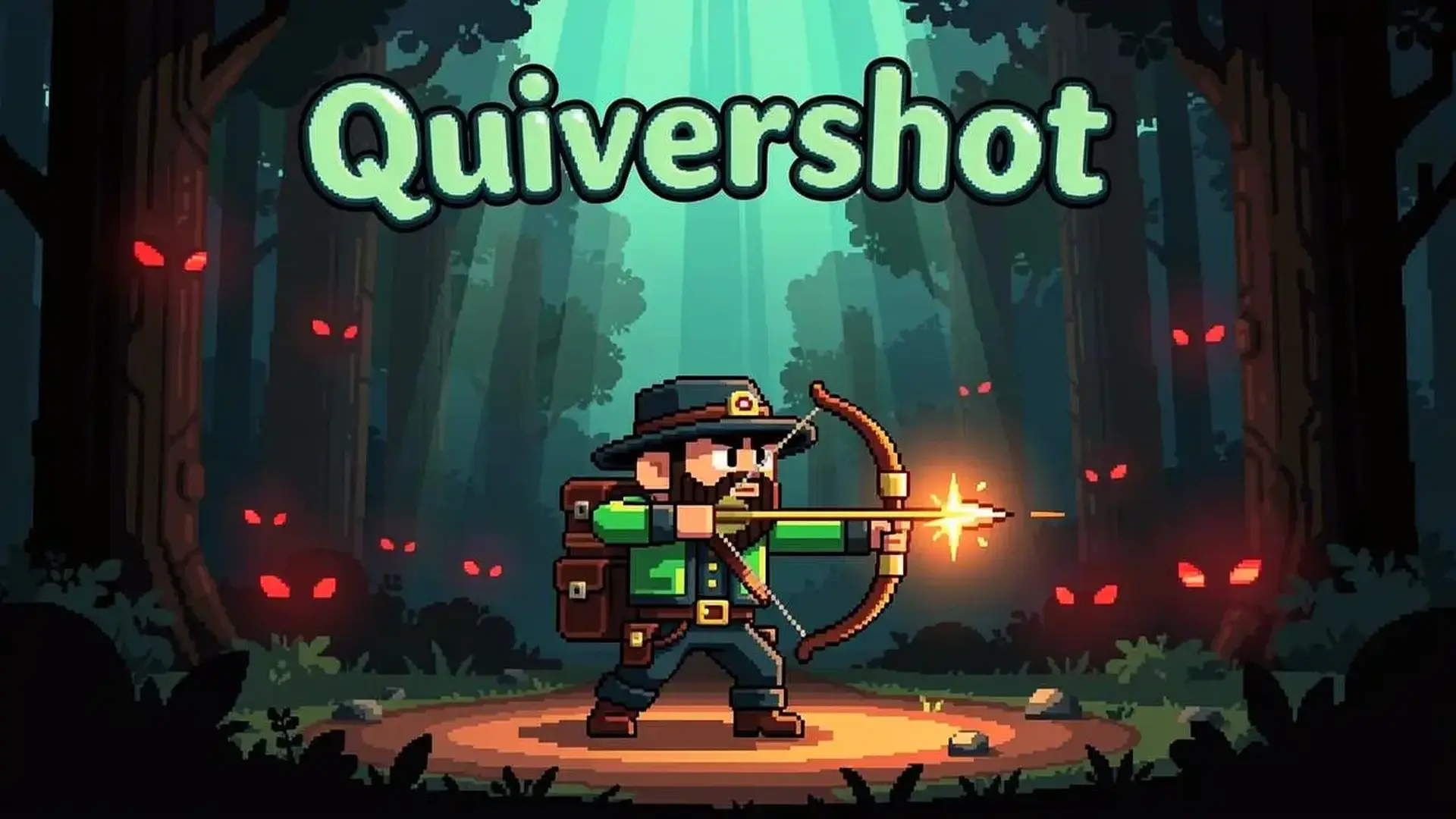 Quivershot - 硬核顶视角射箭Roguelite：在充满未知的像素秘境中挑战极限生存，体验一箭定生死的快感。 游戏