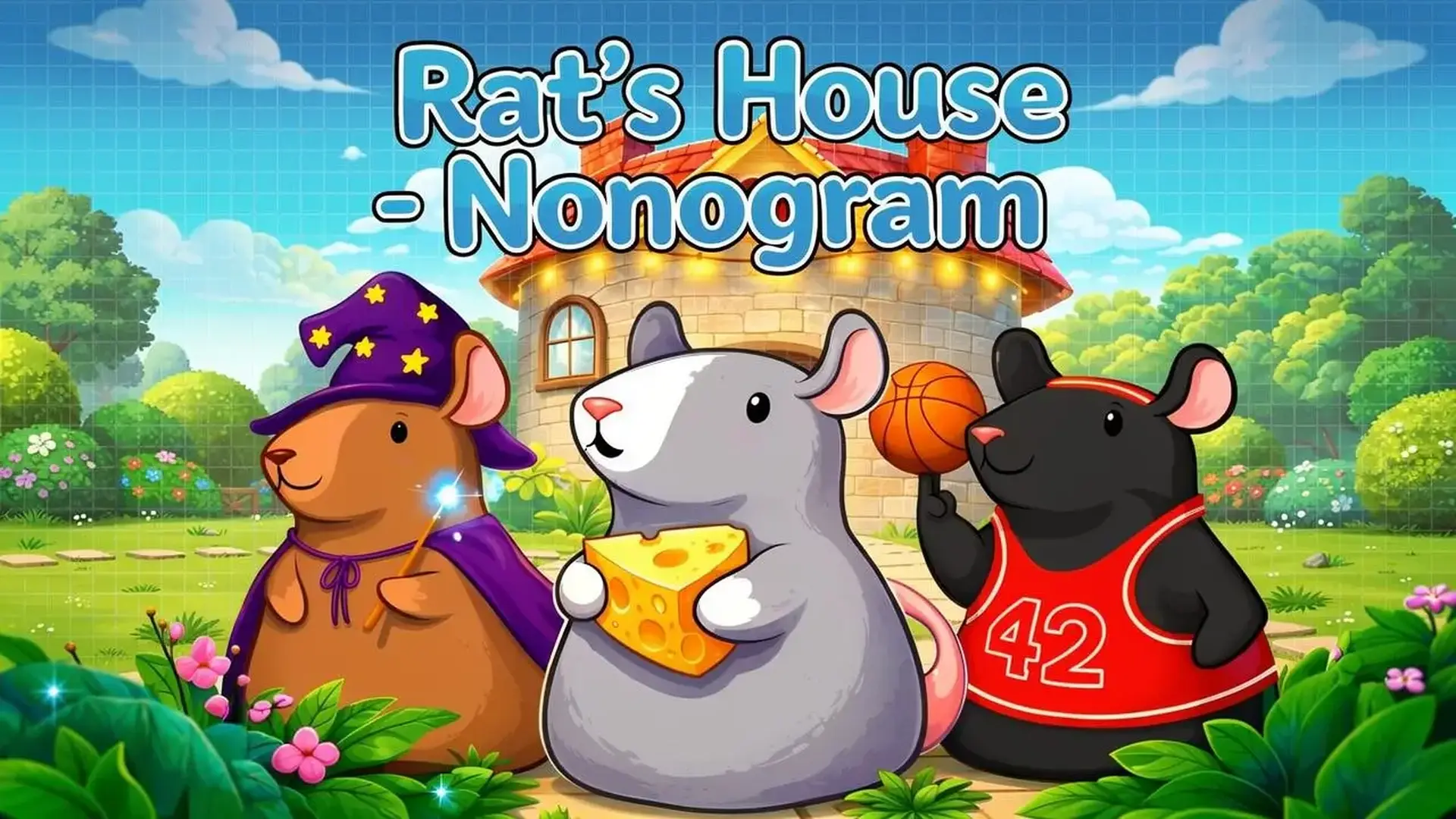 Rat's House: Nonogram - لعبة ألغاز بيكروس مريحة وممتعة