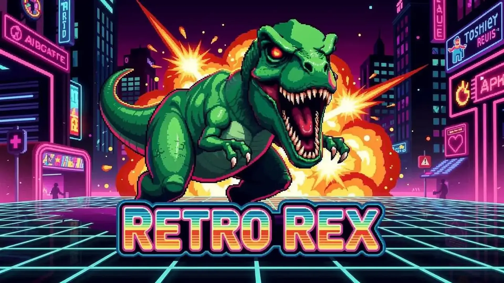 Retro Rex - Plataformas acción 8-bit juego