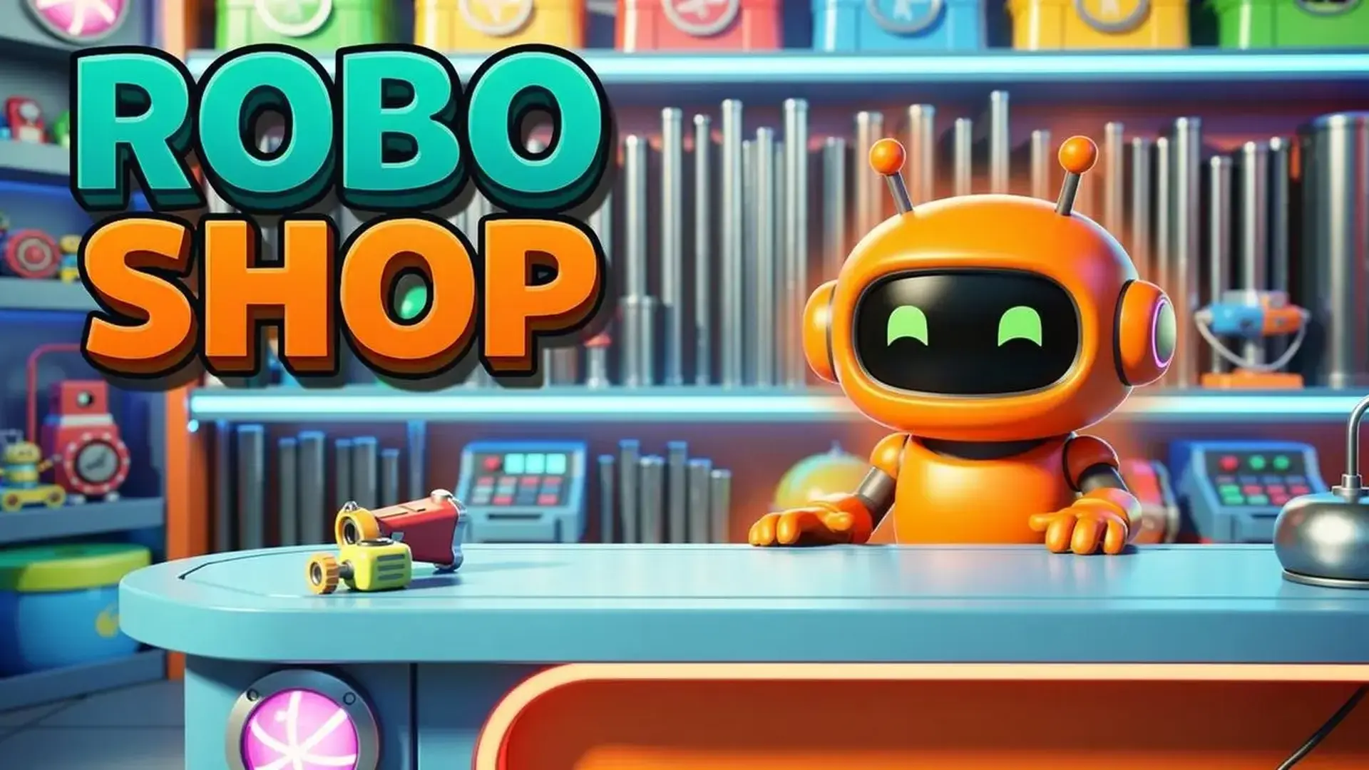 Robo Shop - Sci-Fi Wirtschafts-Simulation Führe dein Spiel