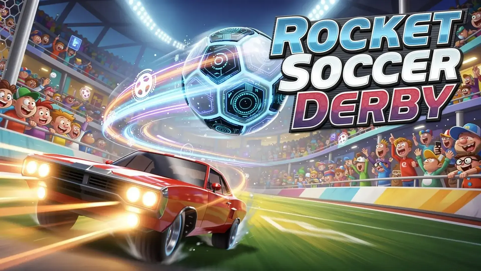 Rocket Soccer Derby - 3v3 car soccer action game