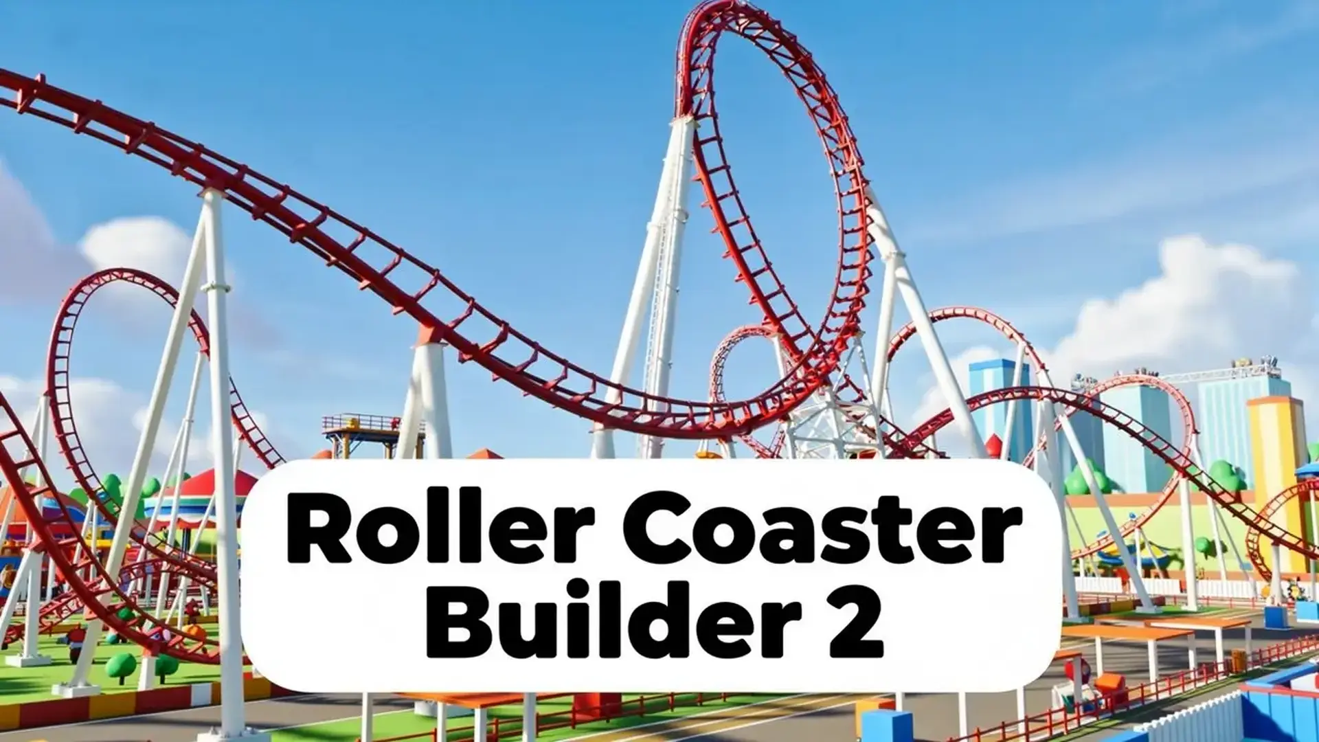 Roller Coaster Builder 2 - Simulador Tycoon jogo