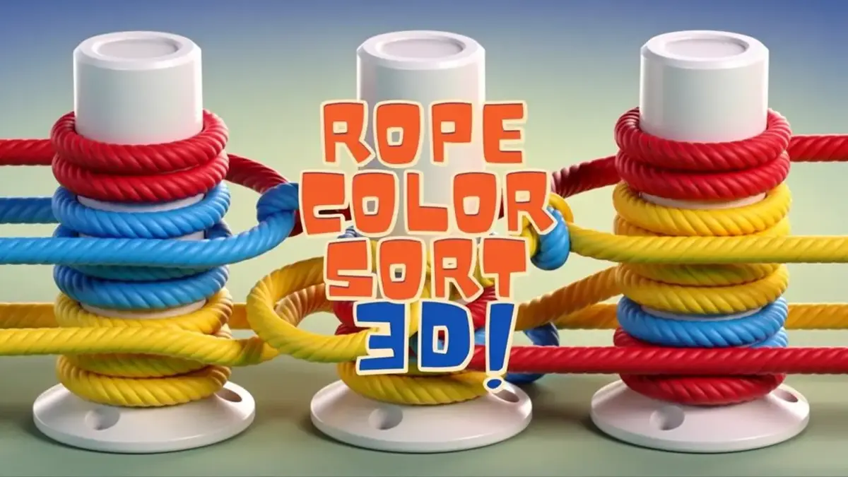 Rope Color Sort 3D