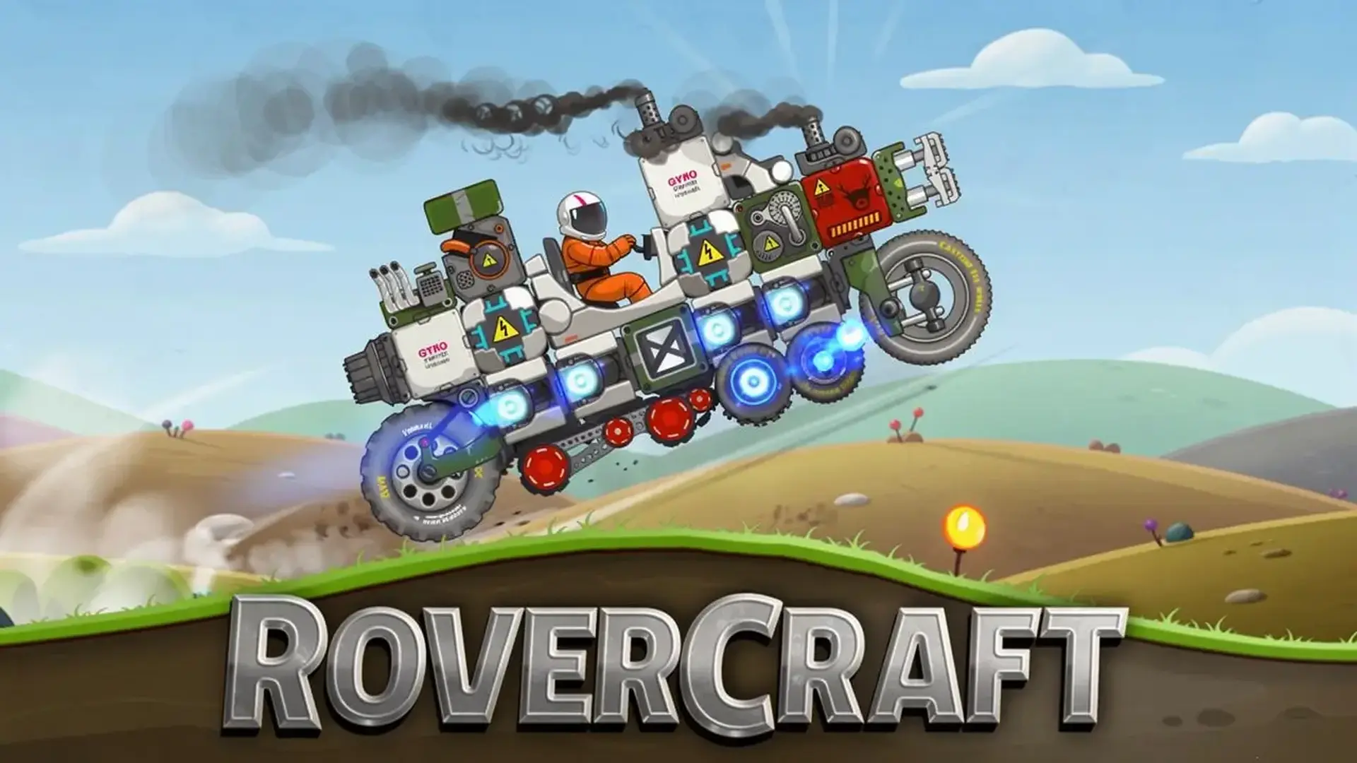 Rovercraft - لعبة سباق وتصميم مركبات