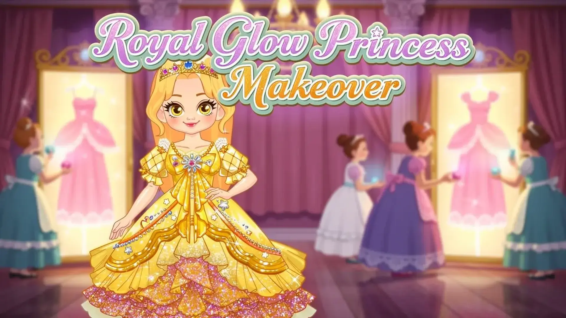 Royal Glow Princess Makeover - لعبة كوني مصممة ملكية