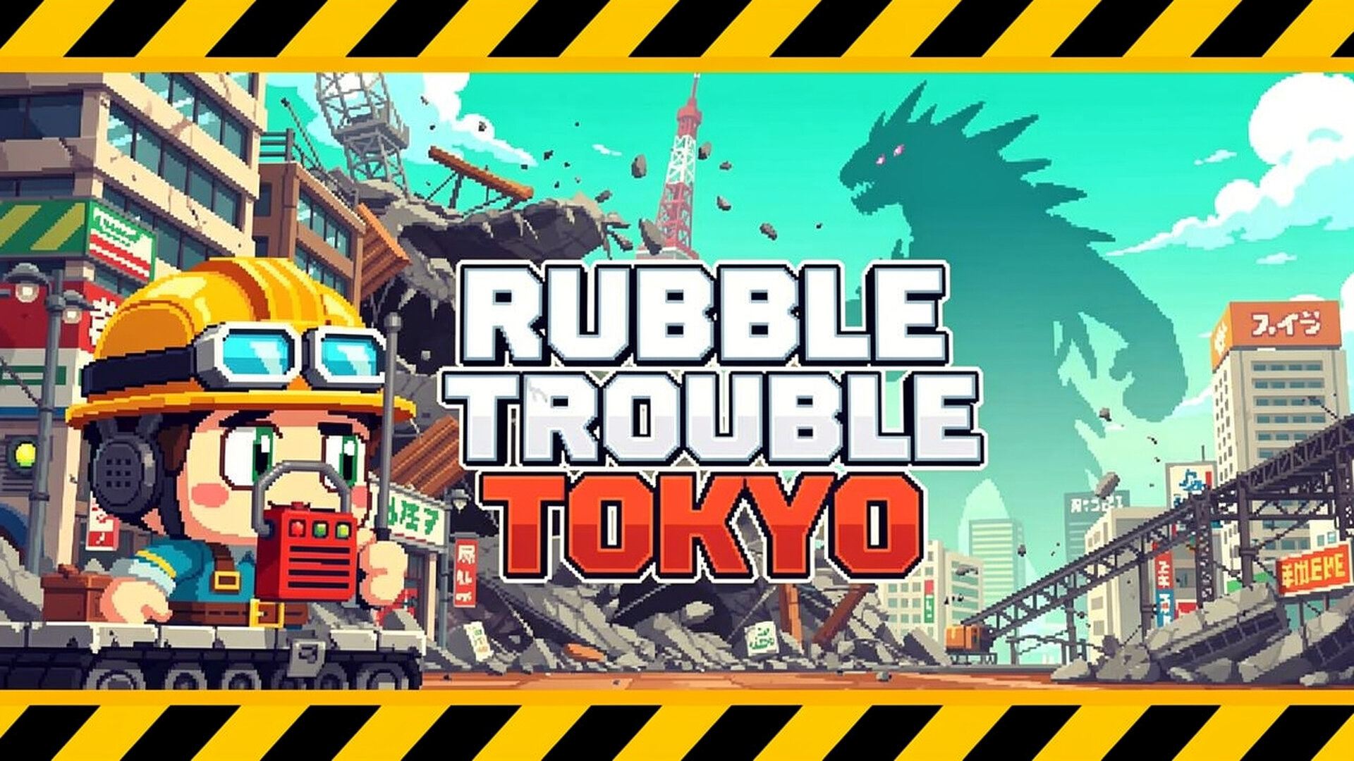 Rubble Trouble Tokyo - لعبة ألغاز تدمير استراتيجية