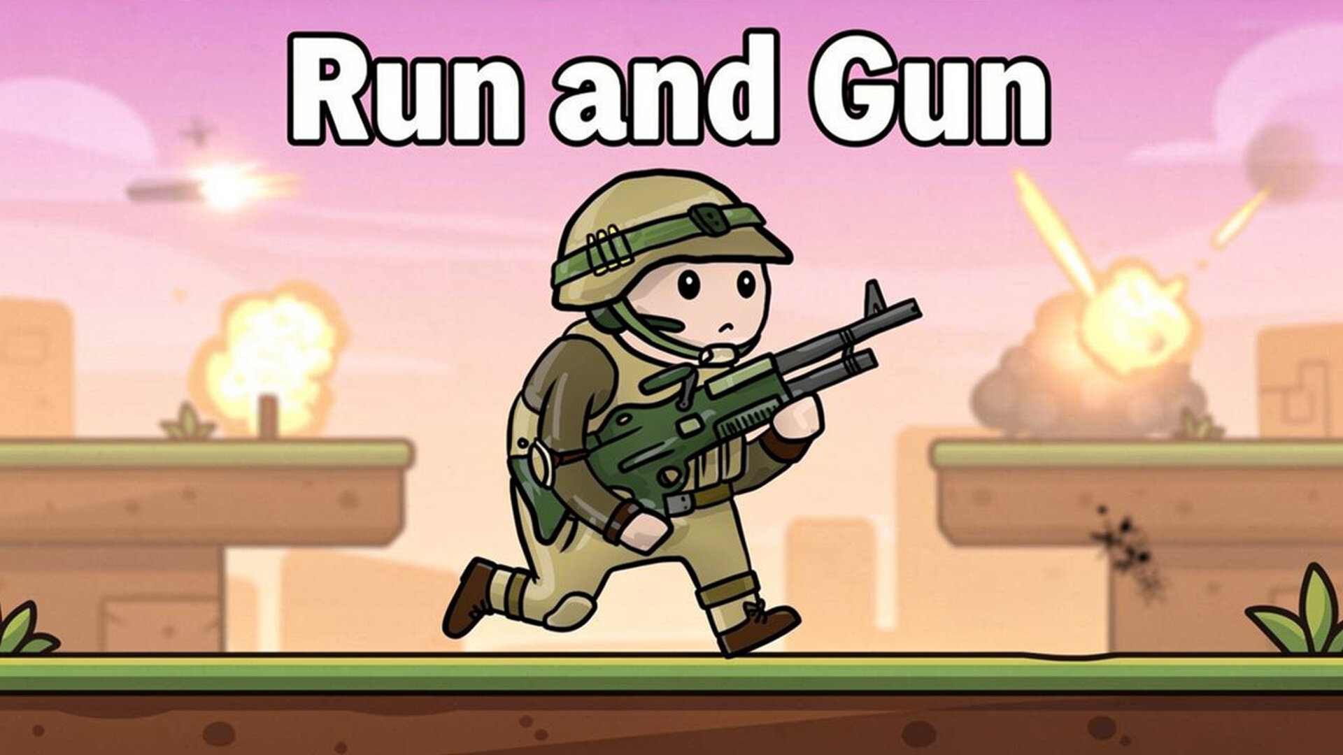 Run and Gun - Shooter Ação 2D com jogo