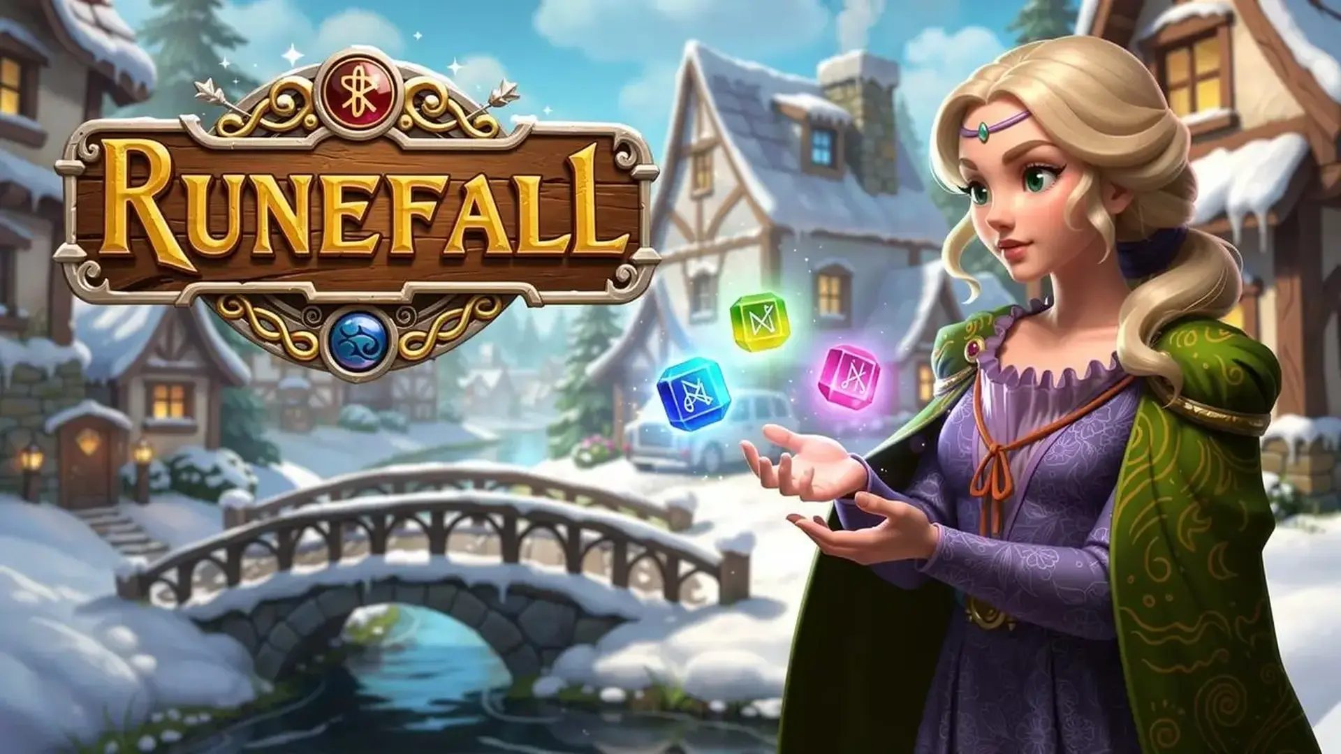 Runefall - Aventura Match-3 épica jogo