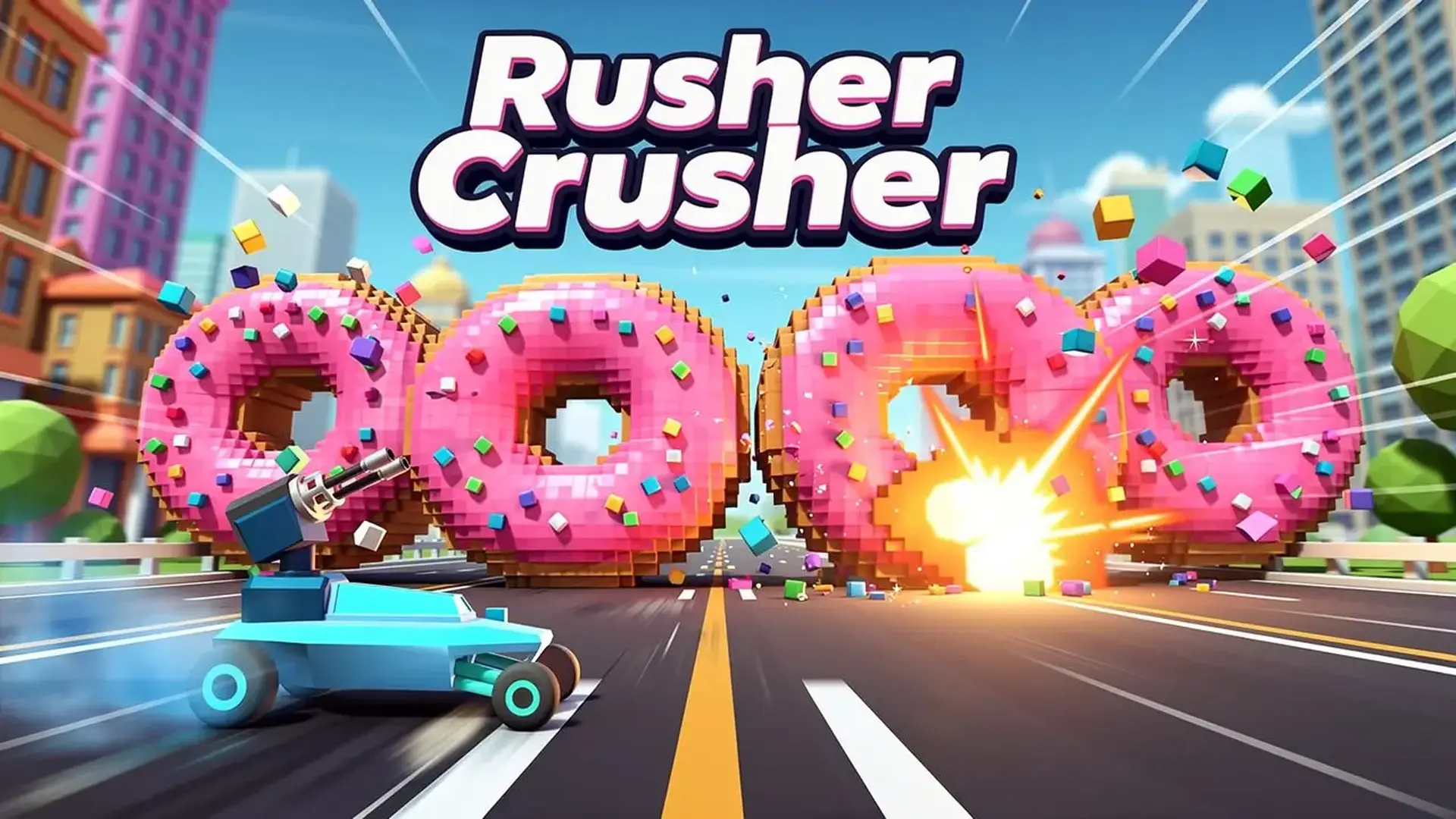 Rusher Crusher - Shooter Arcade Pixel juego