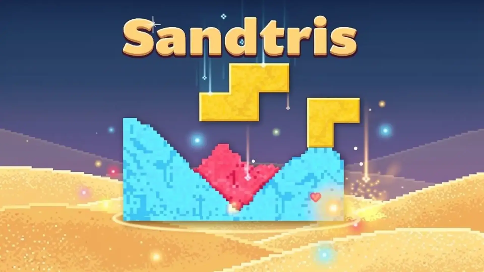 Sandtris - لعبة ألغاز فيزيائية ممتعة