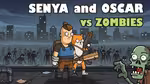 Senya and Oscar vs Zombies - Jogar online
