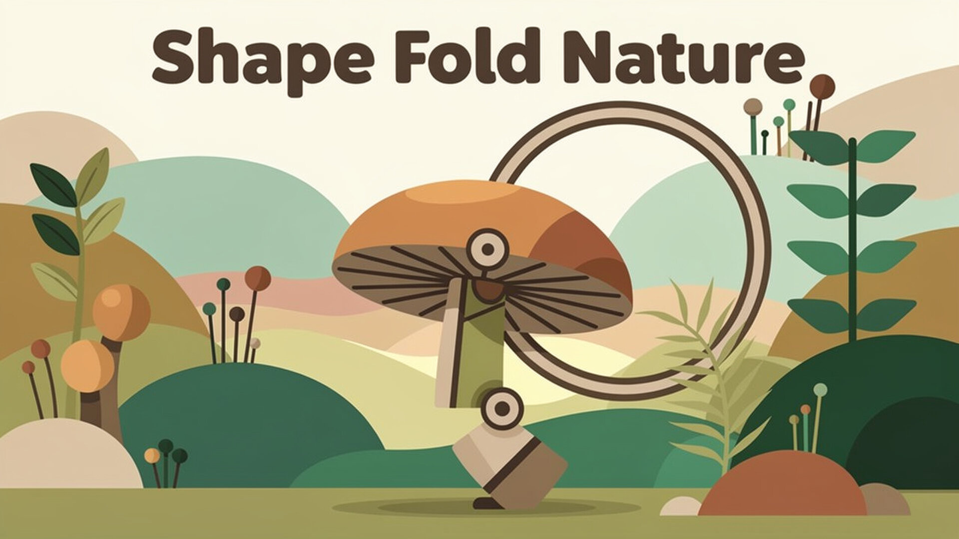 Shape Fold Nature - Puzzles física relajantes juego