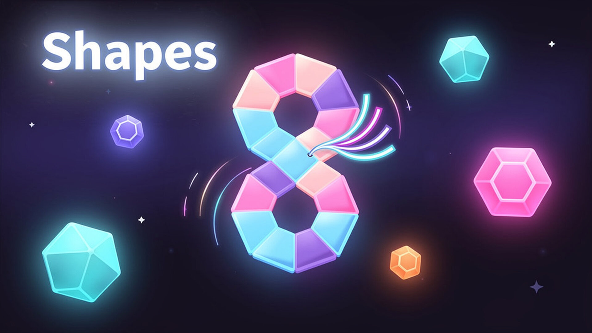 Shapes - 极简逻辑益智游戏：通过旋转碎片重塑几何平衡，在静谧的氛围中提升你的空间思维能力。 游戏