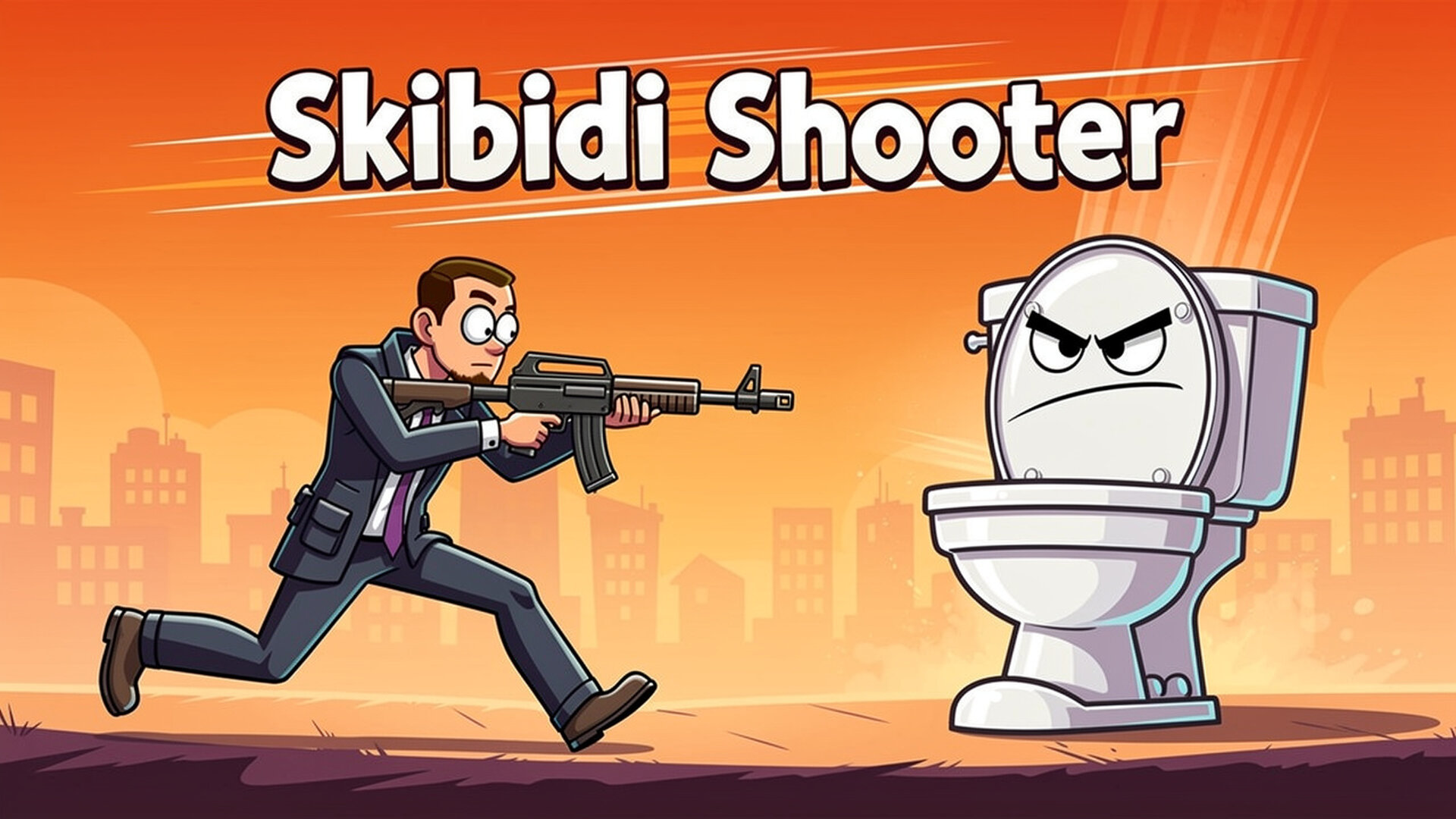 Skibidi Shooter - لعبة إطلاق نار ومغامرة