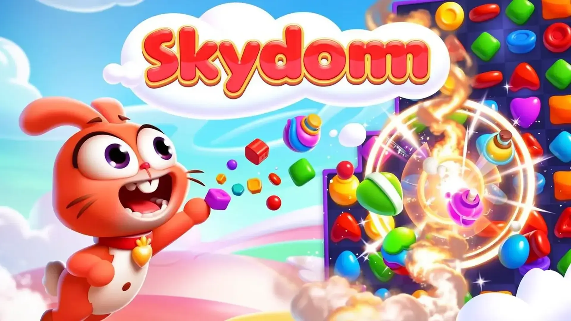 Skydom - Match-3 PvP Tático jogo