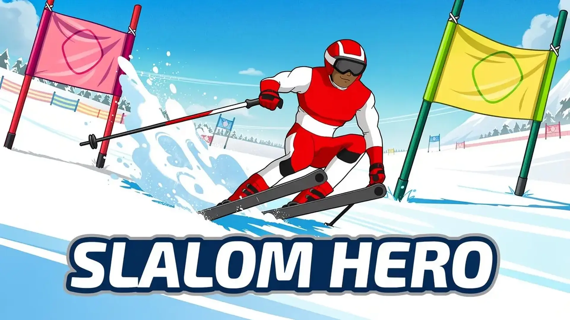 Slalom Hero - Corrida Esqui Alpino jogo
