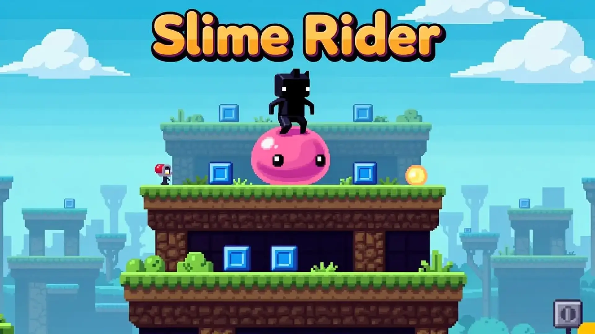 Slime Rider - Puzles Plataformas juego