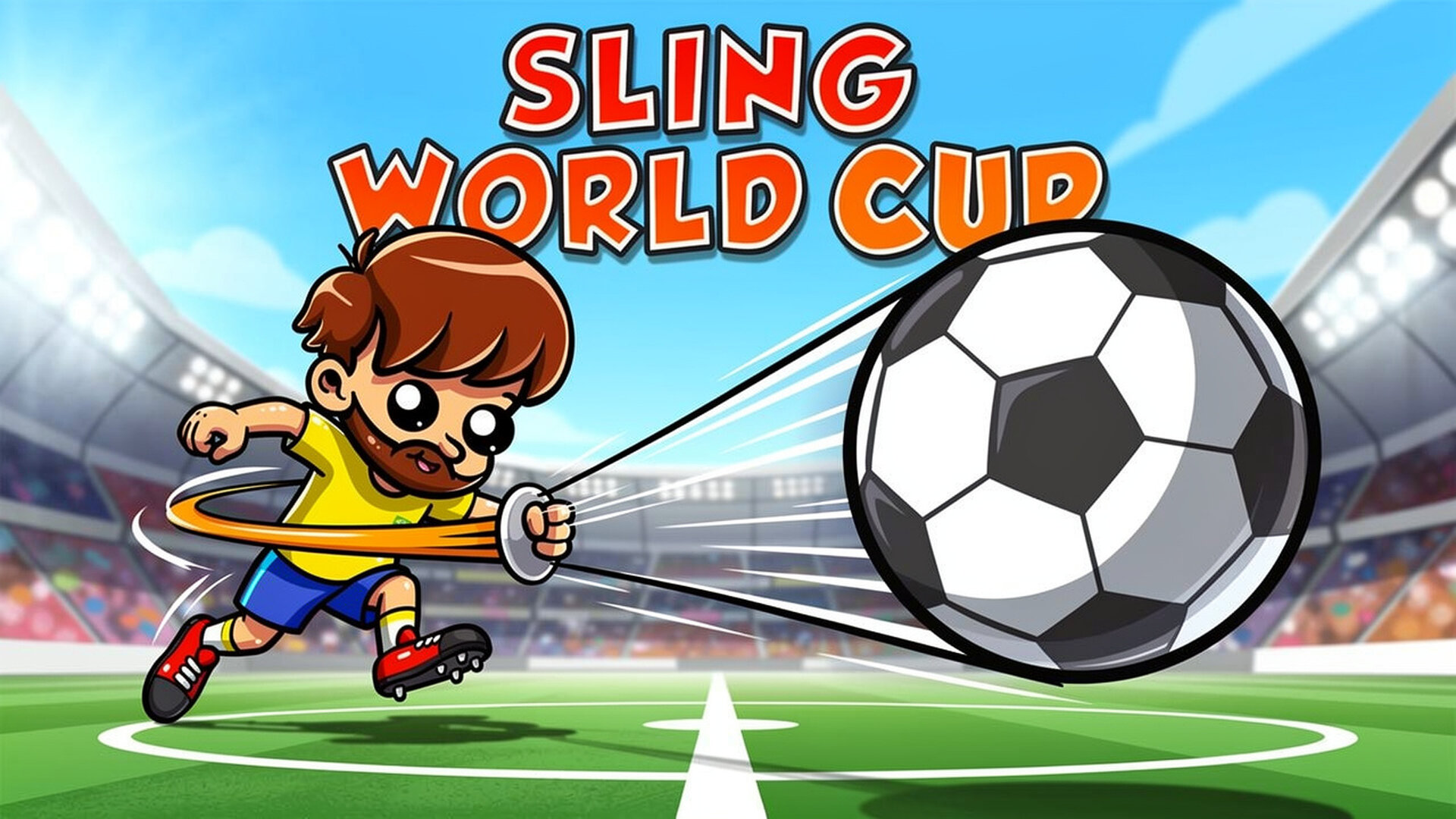 Sling World Cup - 【物理アーケードサッカー】90秒の真剣勝負！指一本の直感操作でゴールを狙い、世界の頂点を目指せ。 ゲーム