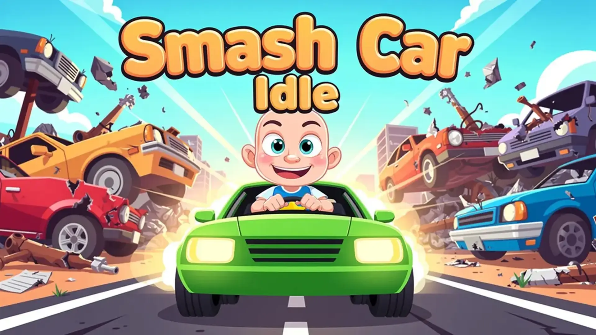 Smash Car Idle - لعبة خاملة إدمانية