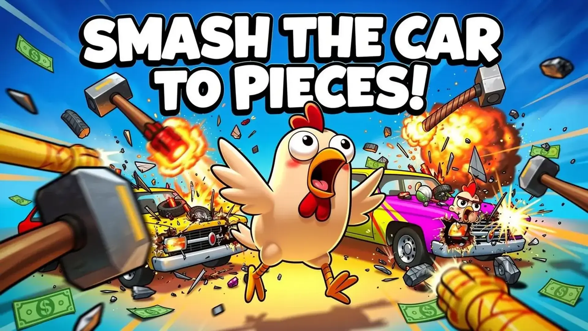 Smash the Car to Pieces! - لعبة محاكي تدمير سيارات