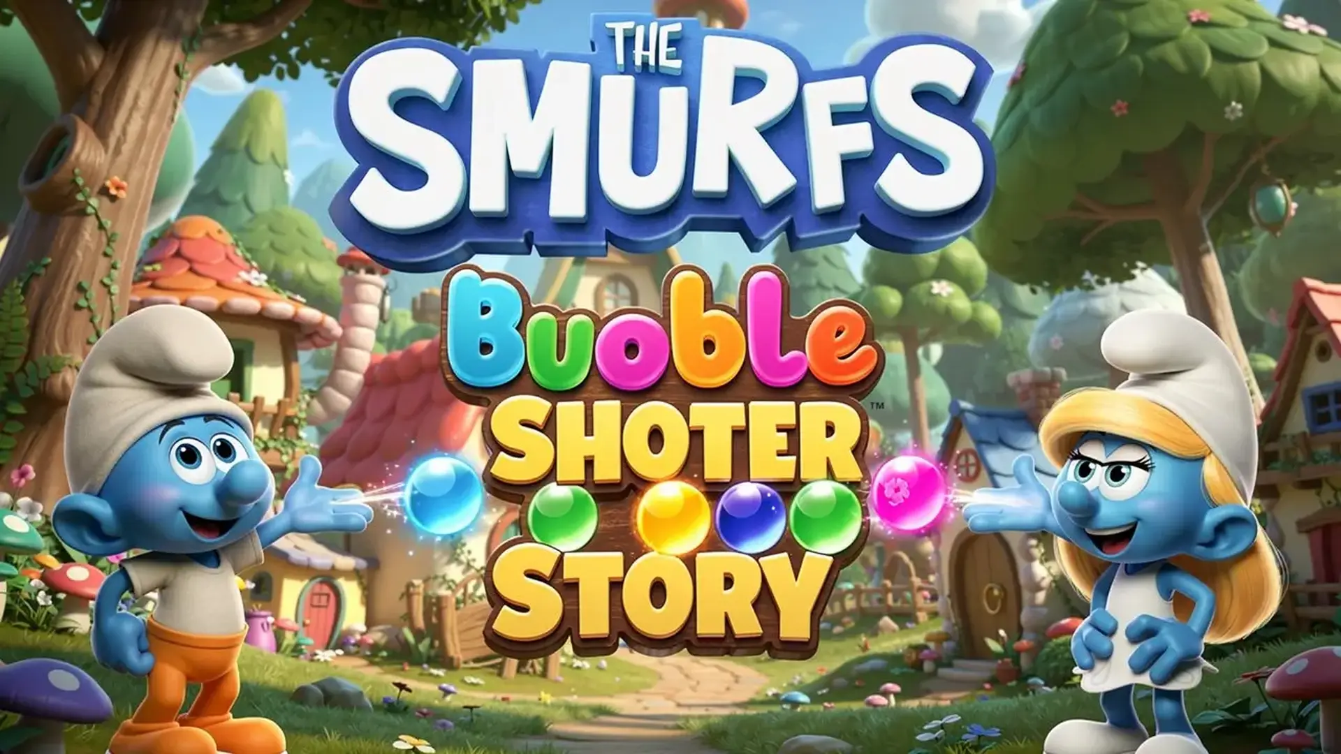 Smurfs Bubble Shooter Story - Aventura puzles burbujas con juego