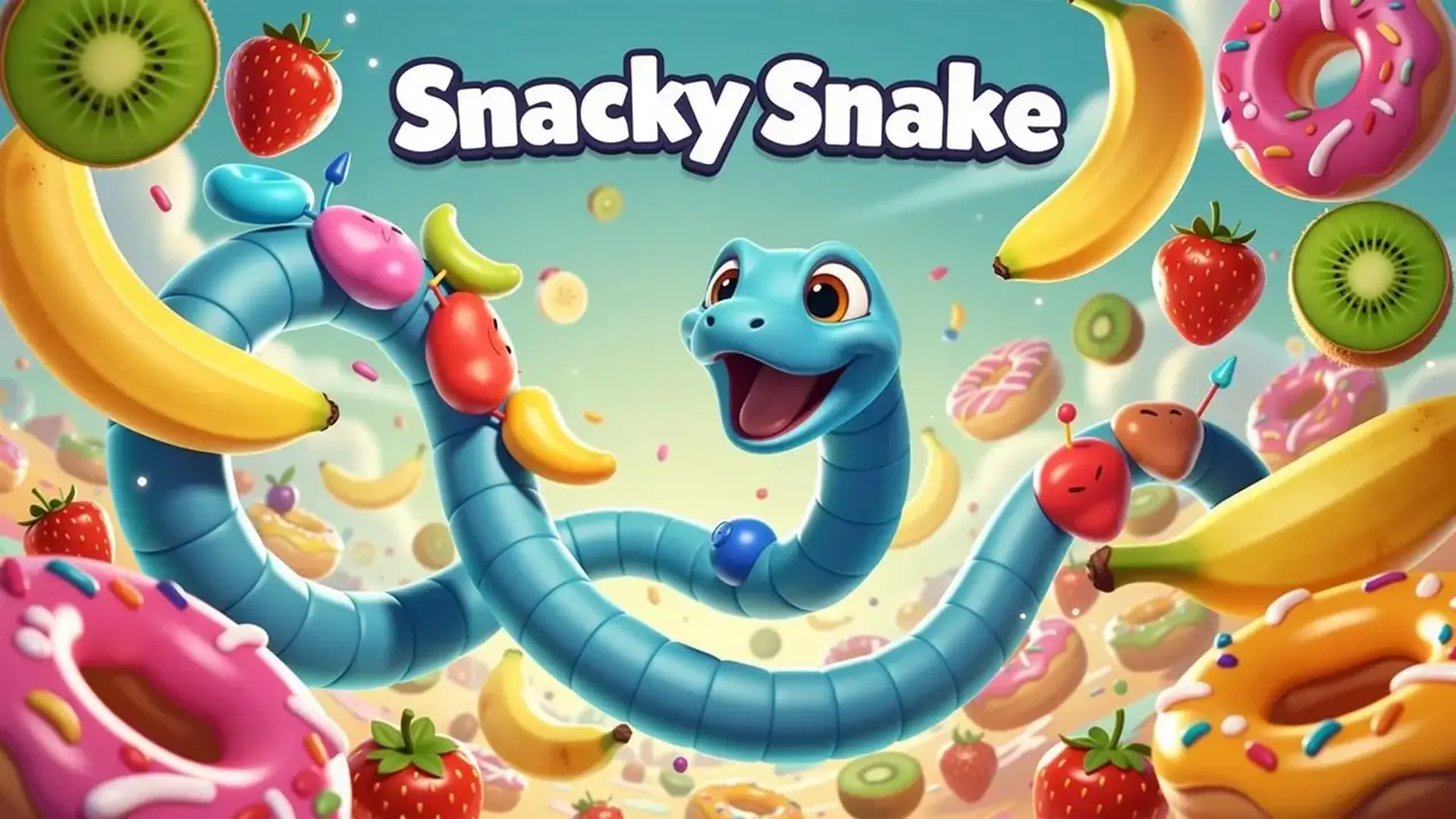 Snacky Snake - Arcade serpientes clásico Devora juego