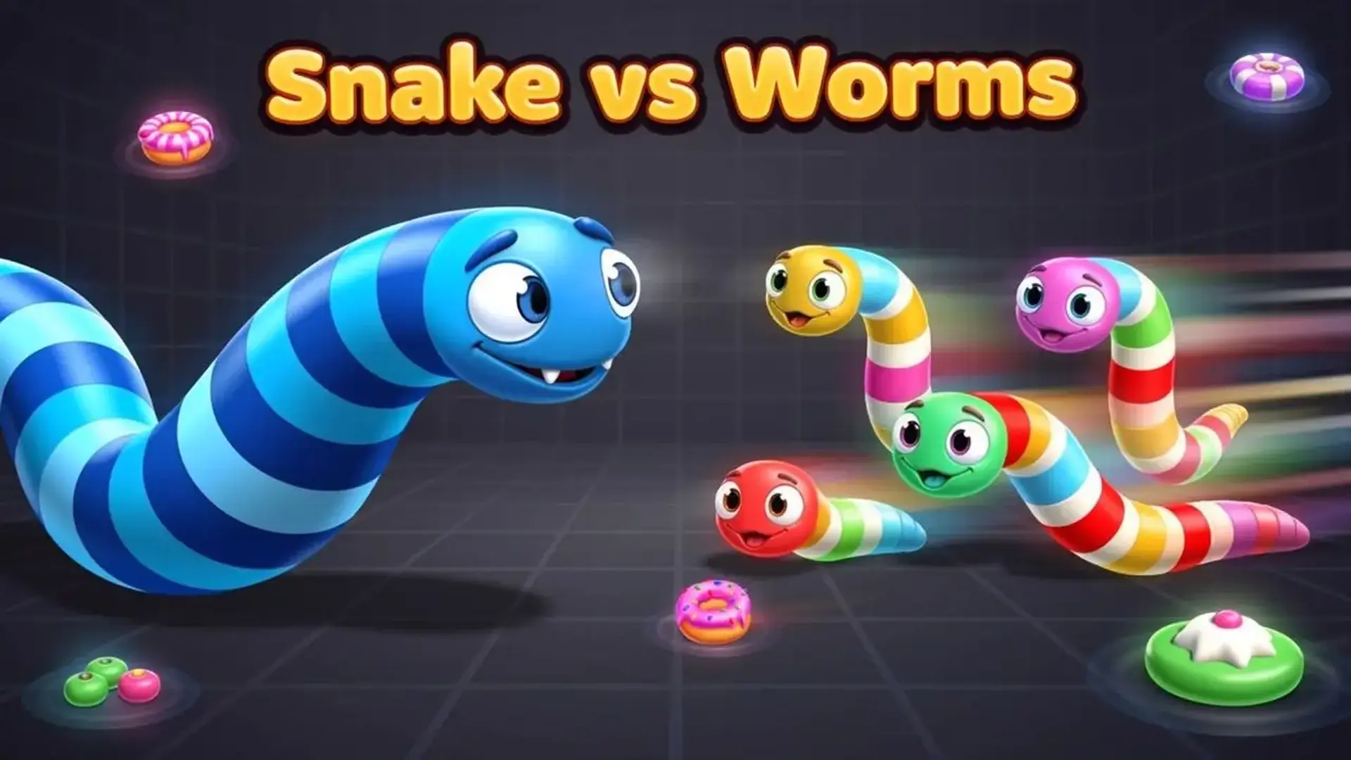 Snake vs Worms - Batalla serpientes IO juego