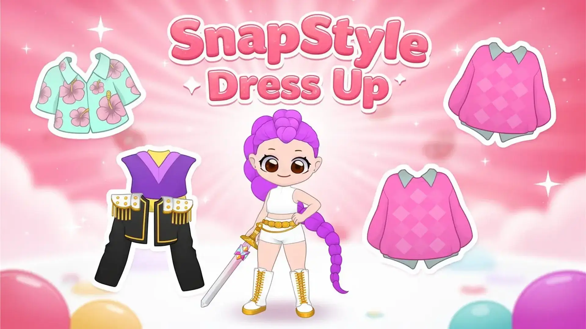 SnapStyle Dress Up - Creador personajes con estilo juego