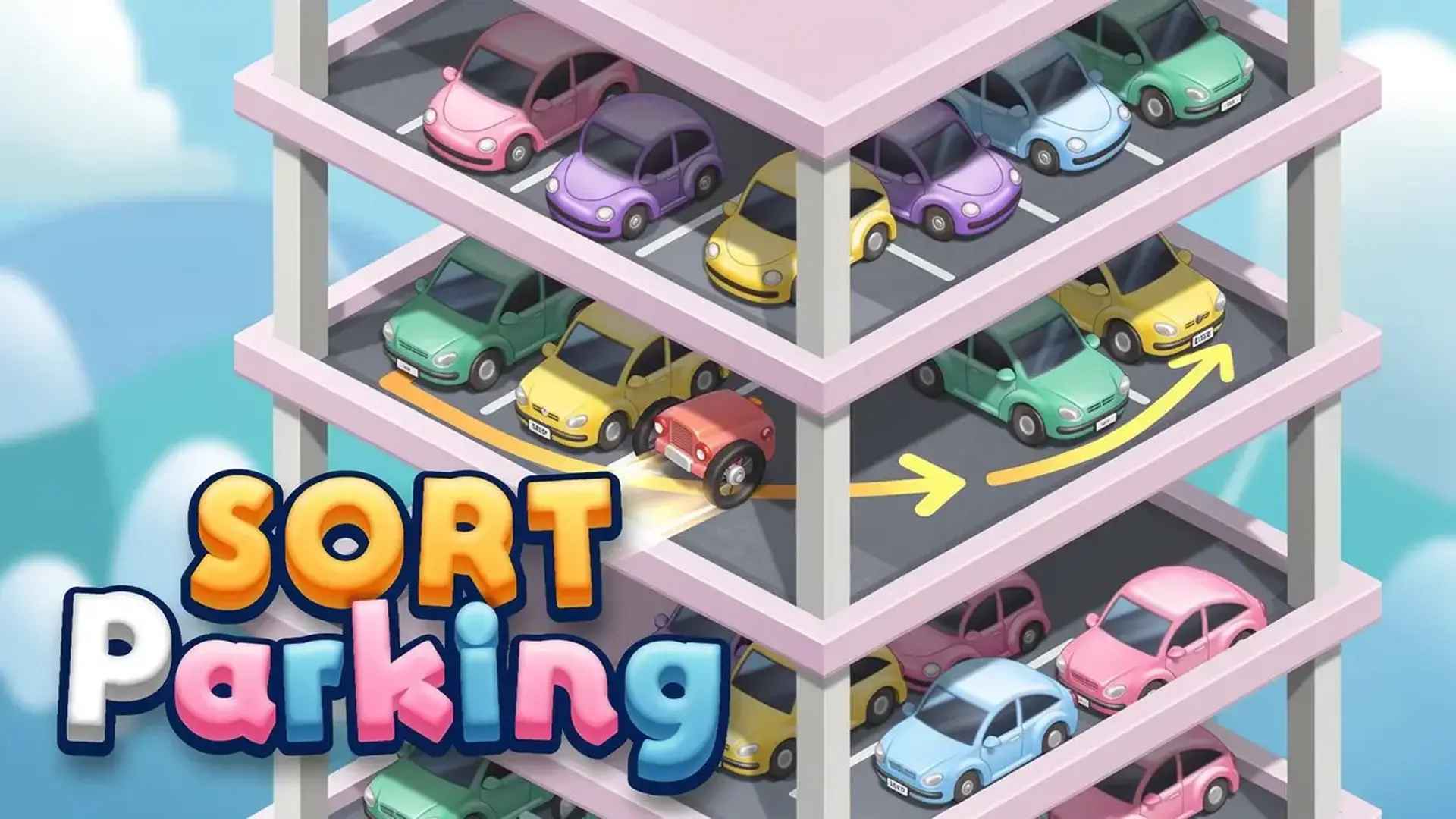 Sort Parking - Organiza coches por color juego