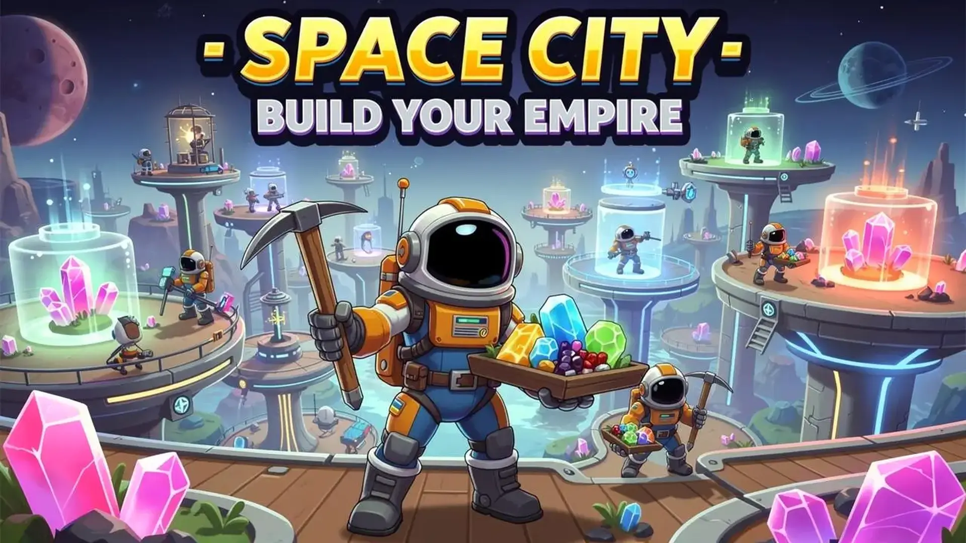 Space City: Build Your Empire - 科幻城建策略模拟：打造专属星际帝国，掌管资源，发展科技！ 游戏